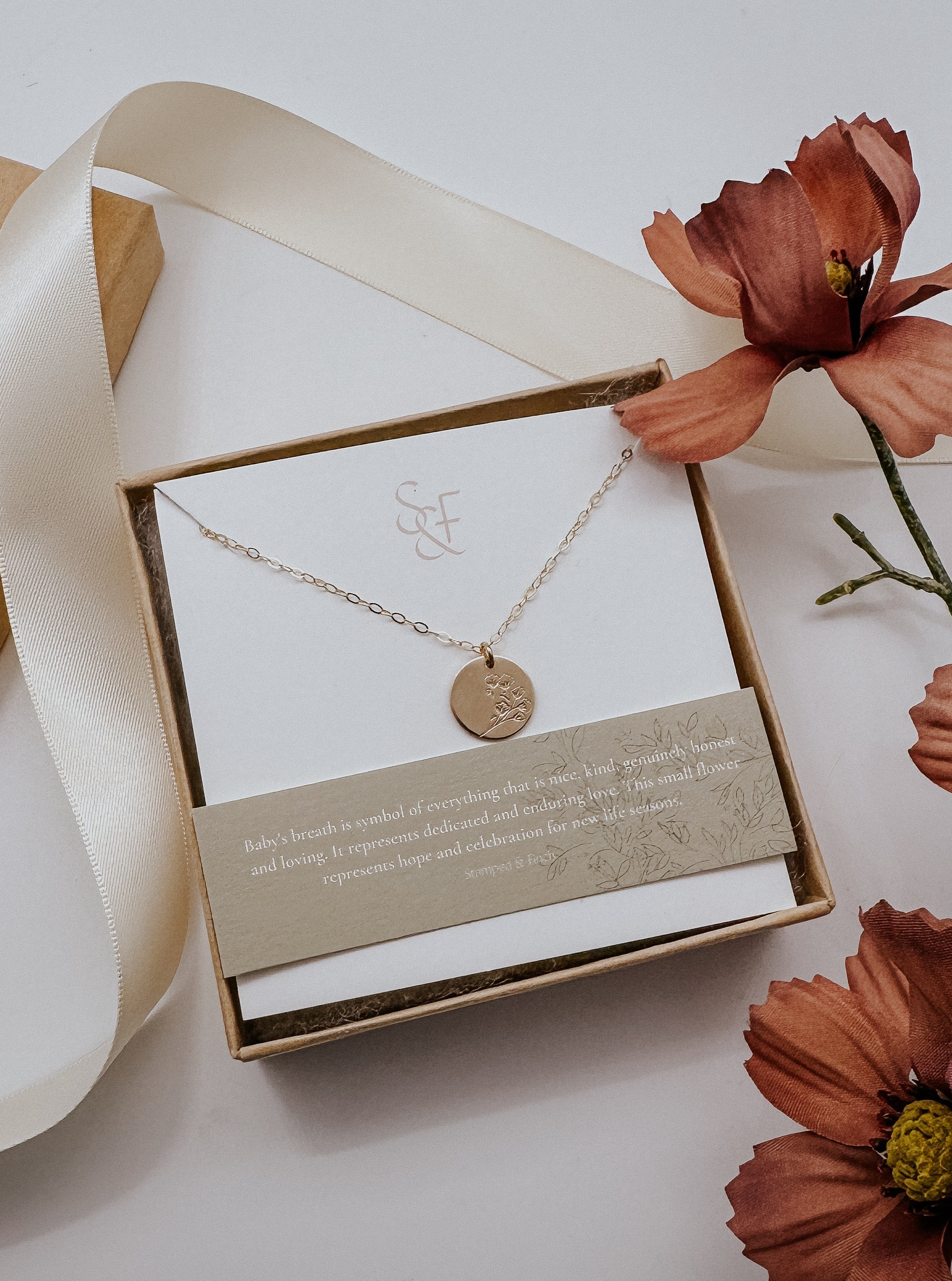 Baby s Breath Necklace