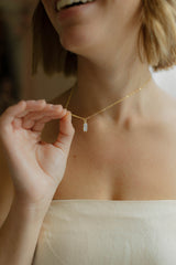 Blaire Baguette Necklace