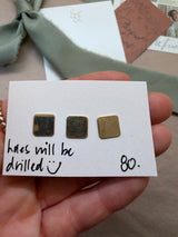 #80 Square Blank Necklace / blooper