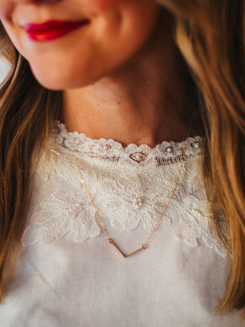 Hidden Necklace, Gold-Filled