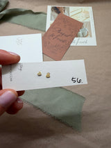 #56 Heart Studs/ blooper / discontinued