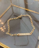 Raegan Gold Bar Bracelet