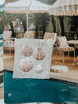 Pink Calico Seashell Necklace