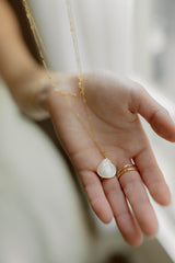 Petal Pearl Necklace