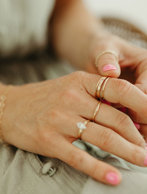 Gold Filled Stamped Ring