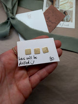 #80 Square Blank Necklace / blooper