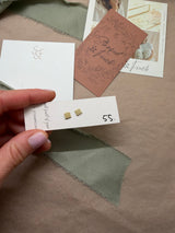 #55 Square Studs/ blooper / discontinued