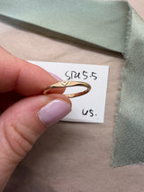 #65 Heart Signet Ring size 5.5 / blooper