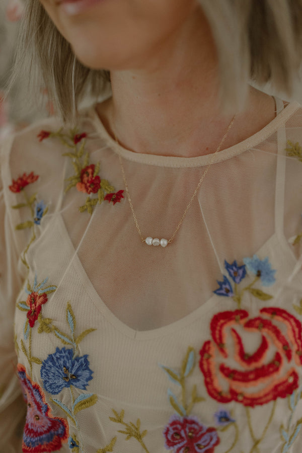 Sunday Multi Pearl Necklace