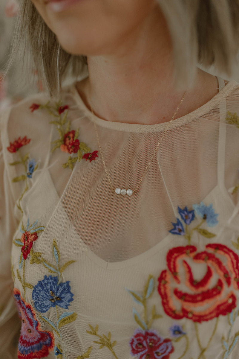 Sunday Multi Pearl Necklace
