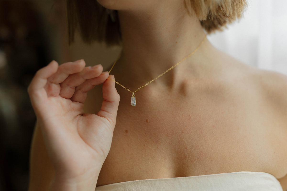 heirloom bridal dainty minimal jewelry