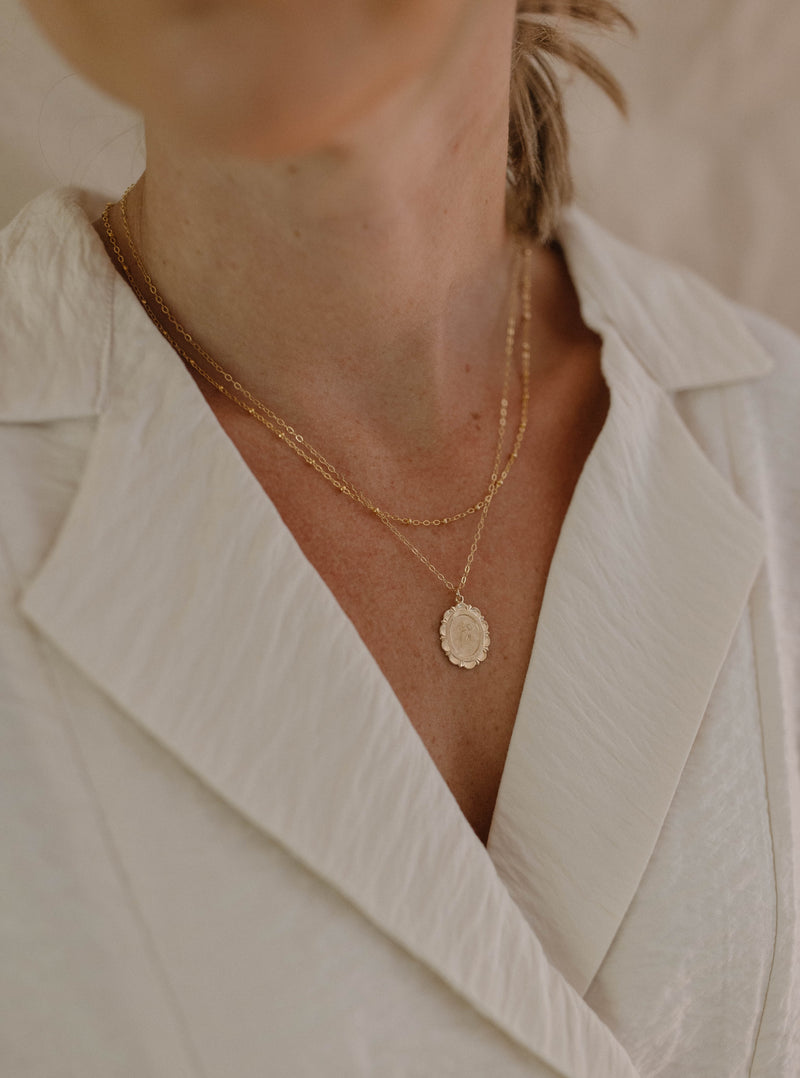 Heirloom Floral Necklace