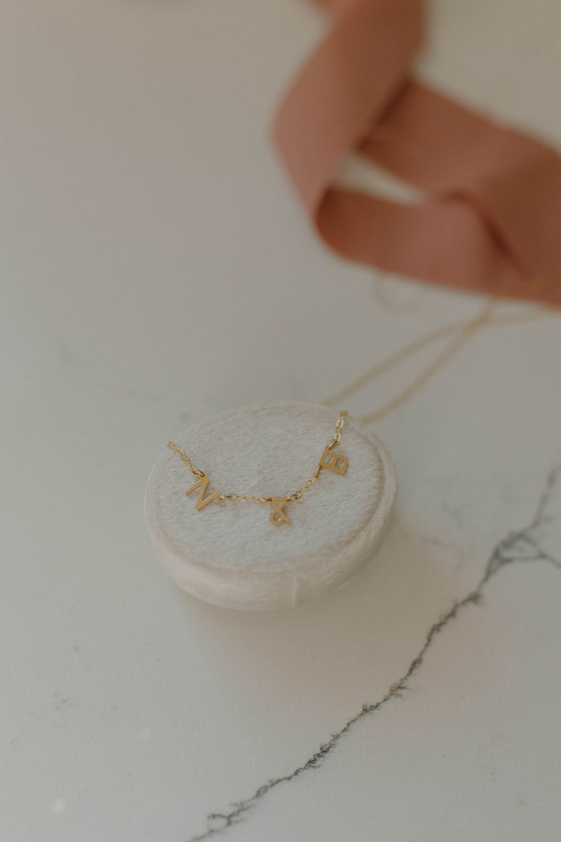 Louisa Multi-Letter Necklace (pre-order for APRIL!)