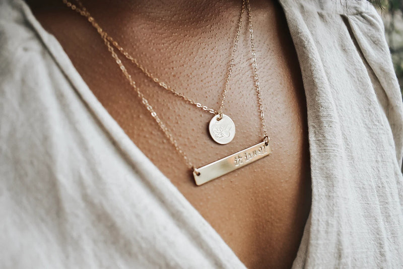 Custom 2025 bar necklace