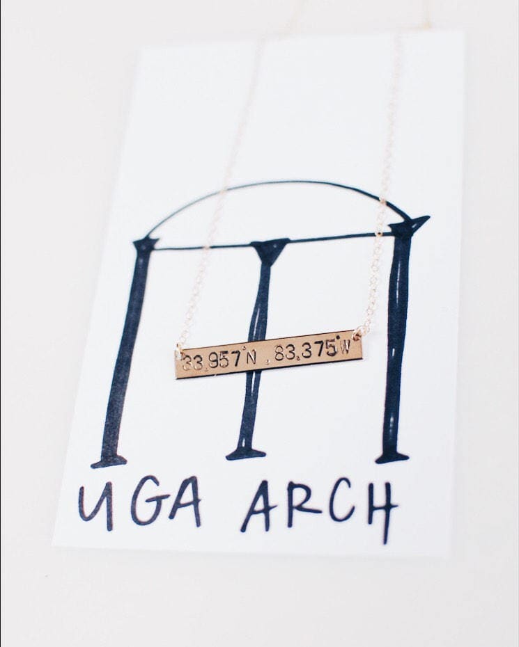 University of Georgia Arch Necklace