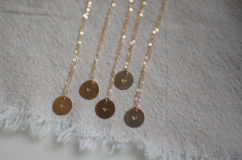 Heart Circle Necklace