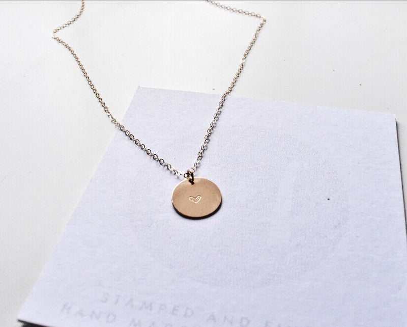Heart Circle Necklace