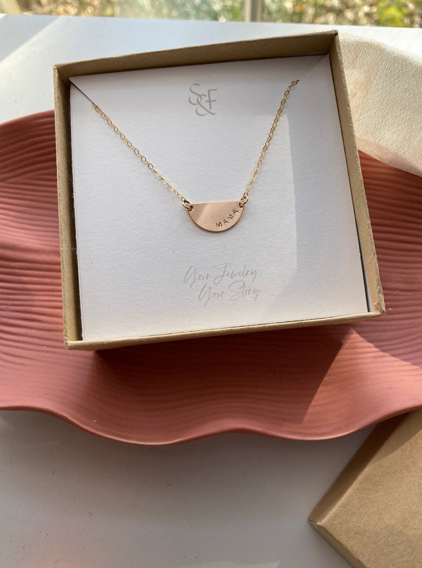 gold necklace for mom