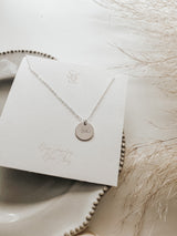 Circle Necklace, Sterling Silver