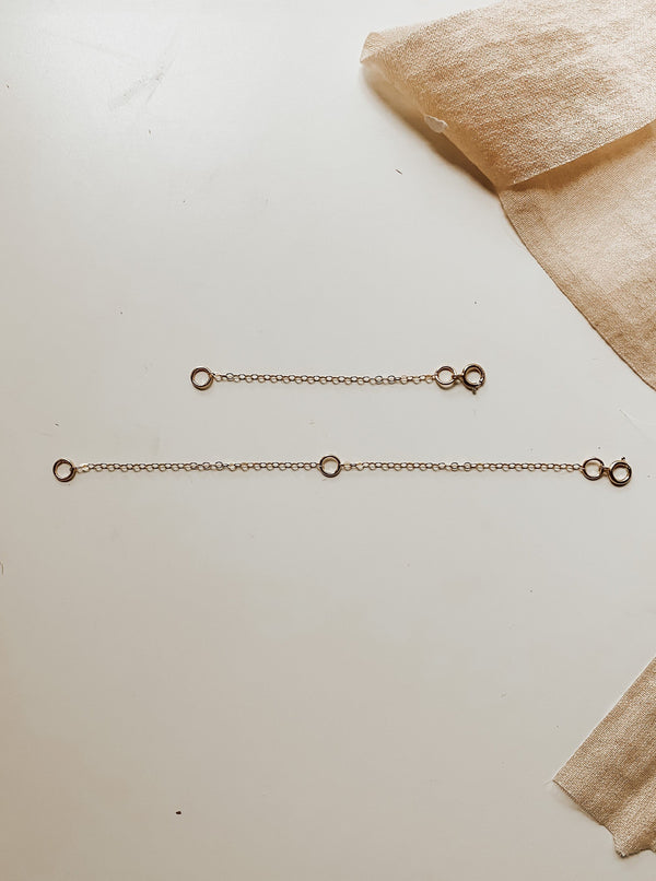 gold necklace chain extender