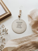 Circle Christmas Ornament