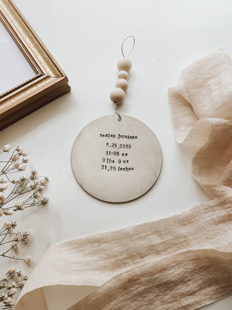 Circle Christmas Ornament