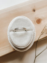 sterling silver stamped ring