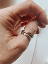 gold stacking ring