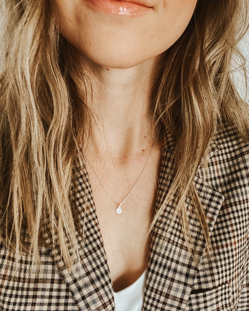 Cross Necklace, Sterling Silver