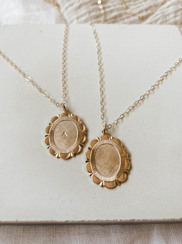 custom gold heirloom necklace