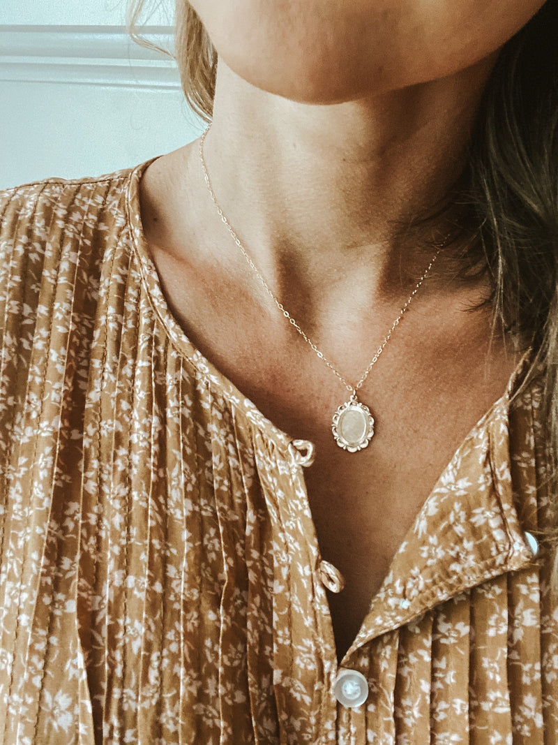 Heirloom Floral Necklace