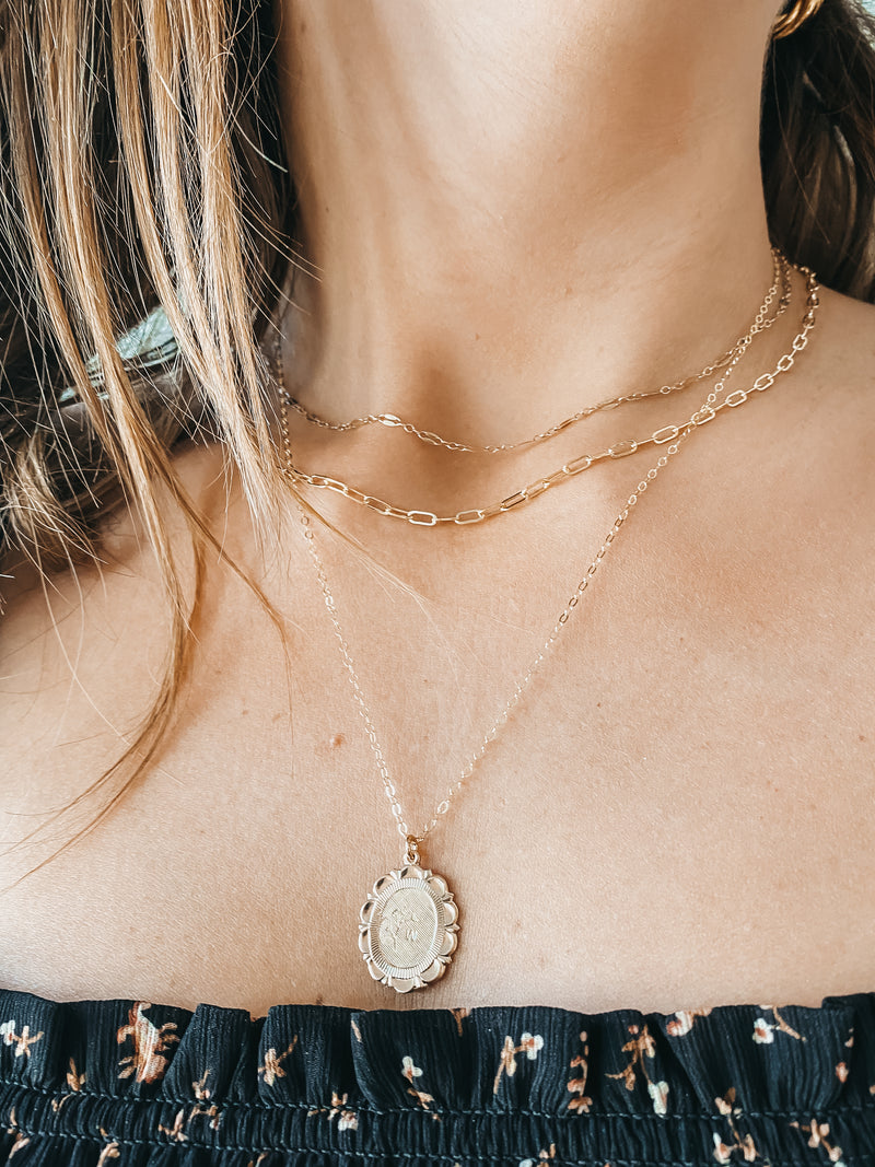 Heirloom Floral Necklace