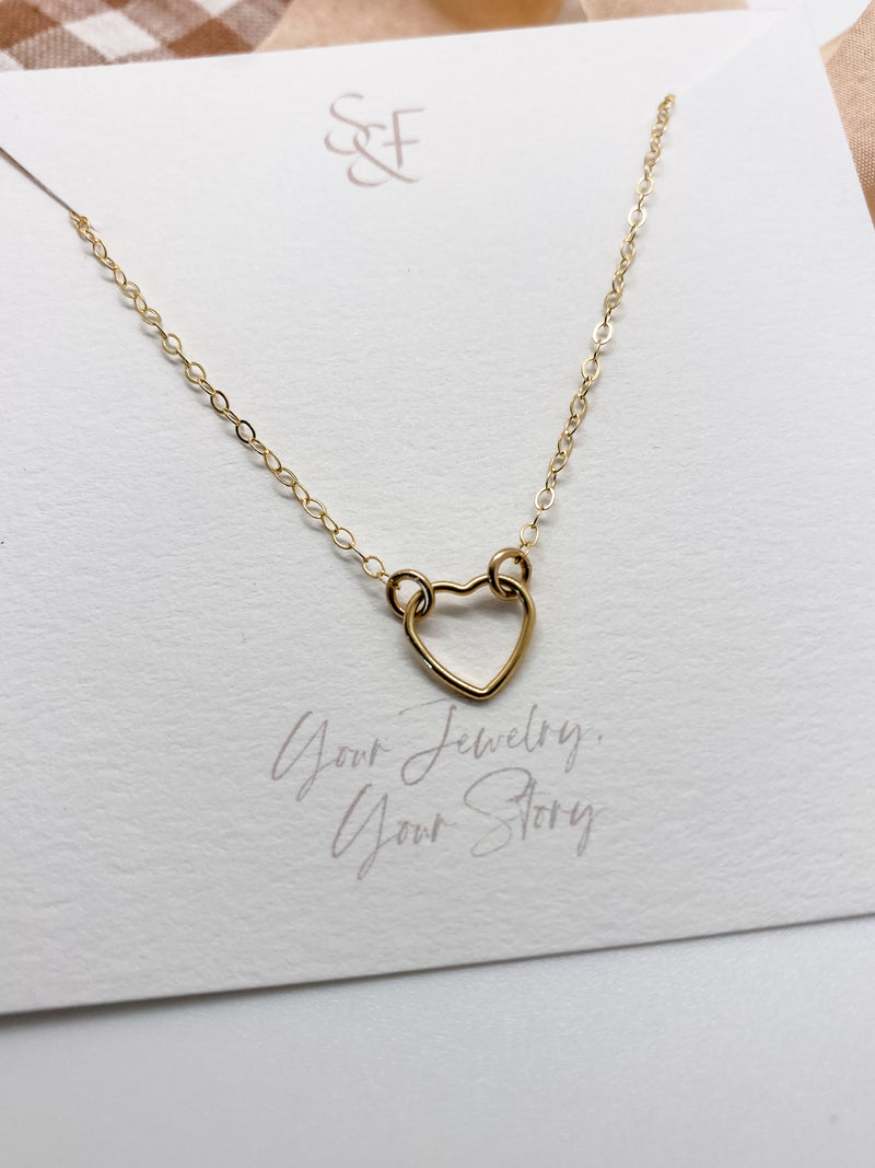 Honey Heart Necklace