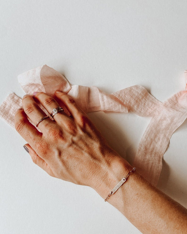 Raegan Gold Bar Bracelet